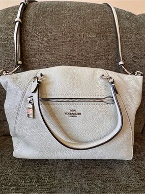 Coach Prairie Pebbled Leather Satchel Bag
